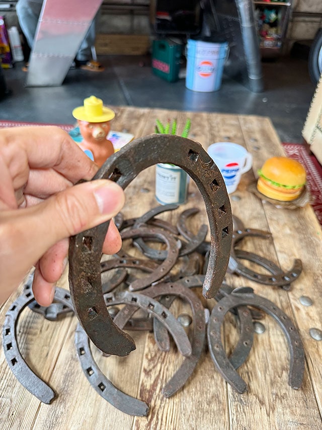 本物の蹄鉄 USED 幸運を呼び込むお守り 魔除け 縁起物 ラッキー