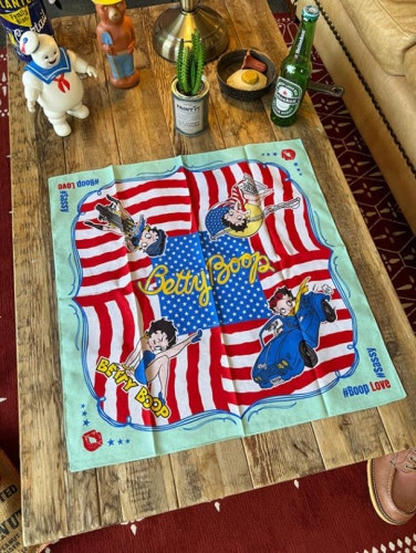 ベティ・ブープ　バンダナ　（星条旗）|ベティ・ブープグッズ|もはや店長すら迷子になるアメ雑ジャングル
