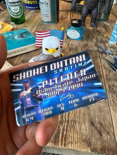 パロディ免許証　フェイマスピープル　ライセンスカード　（ドジャース/大谷翔平）|スポーツ|もはや店長すら迷子になるアメ雑ジャングル