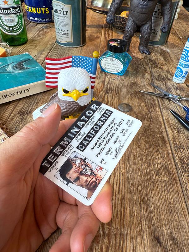 パロディ免許証 フェイマスピープル ライセンスカード