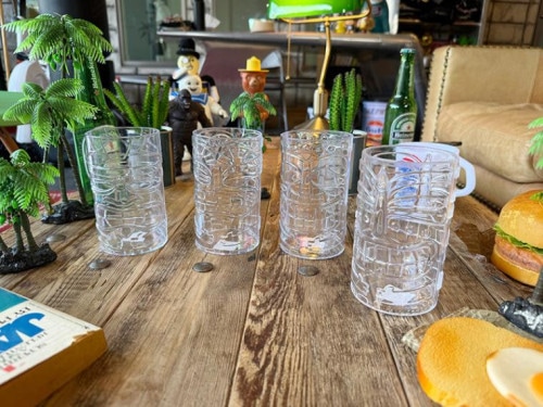 ティキ　プラスチック　タンブラー　（4個セット）　ティキグラス|ガラスジャー/マグカップ/グラス|生活雑貨/キッチン雑貨