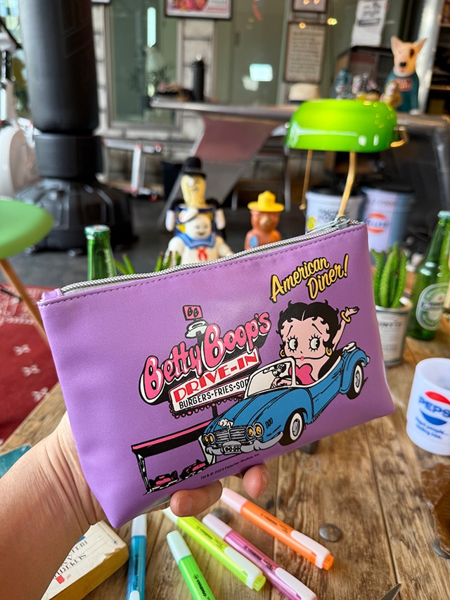 ベティ・ブープ スクエアポーチ （パープル）の通販・販売 | アメリカ