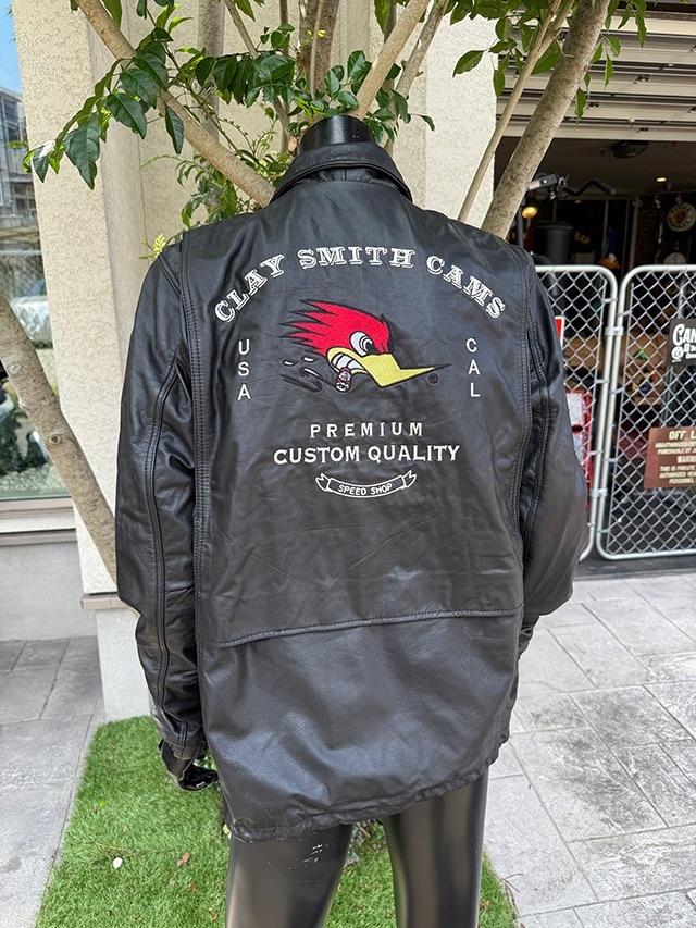 クレイスミス レザーコーチジャケット REALBLACK （カラーロゴ）の通販