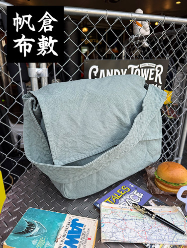 倉敷帆布で職人さんが作った　こだわりの　ニュースペーパーバッグ　V.D.L.C.　（Lサイズ）　MADE IN JAPAN|バッグ/トート/リュック/ポーチ|男の秘密基地作りに！ガレージング雑貨