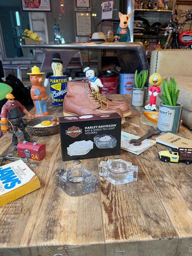 ハーレーダビッドソン バー＆シールド ティーライトホルダー （2個