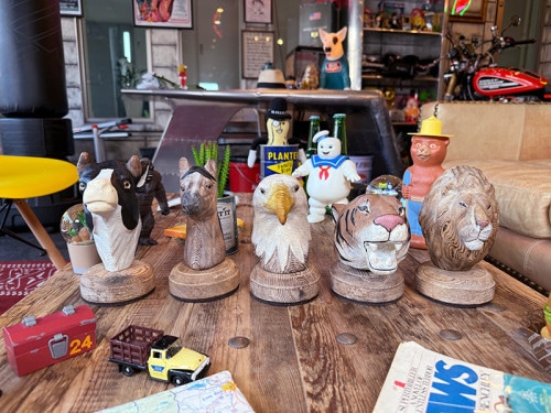 ダルトン　ウッデン　アニマルヘッド　（5体セット）|アメキャラ/人形/おもちゃ|もはや店長すら迷子になるアメ雑ジャングル