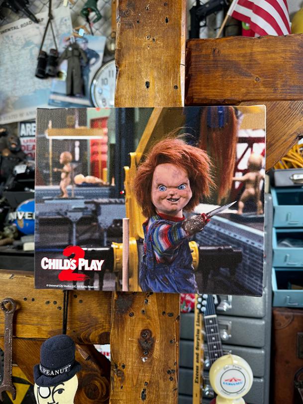 タッキー！フレーム付きキャンバスアート 映画 チャイルドプレイ2 チャッキー キャンバスアートの通販・販売