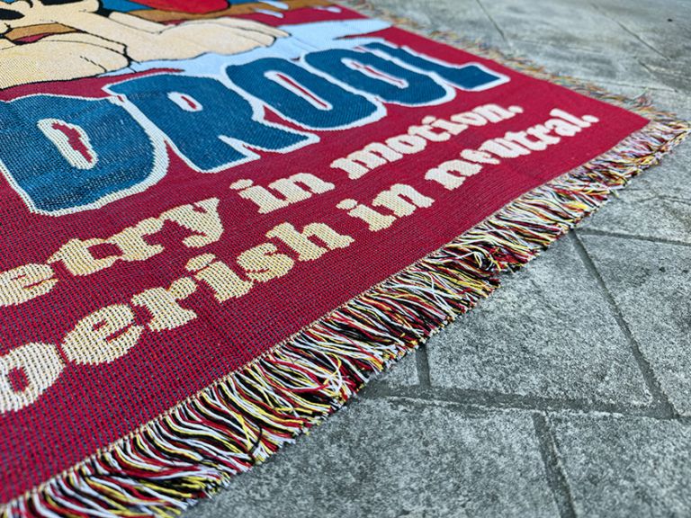 ガーフィールド 大判ラグマット フリンジ タペストリーの通販・販売