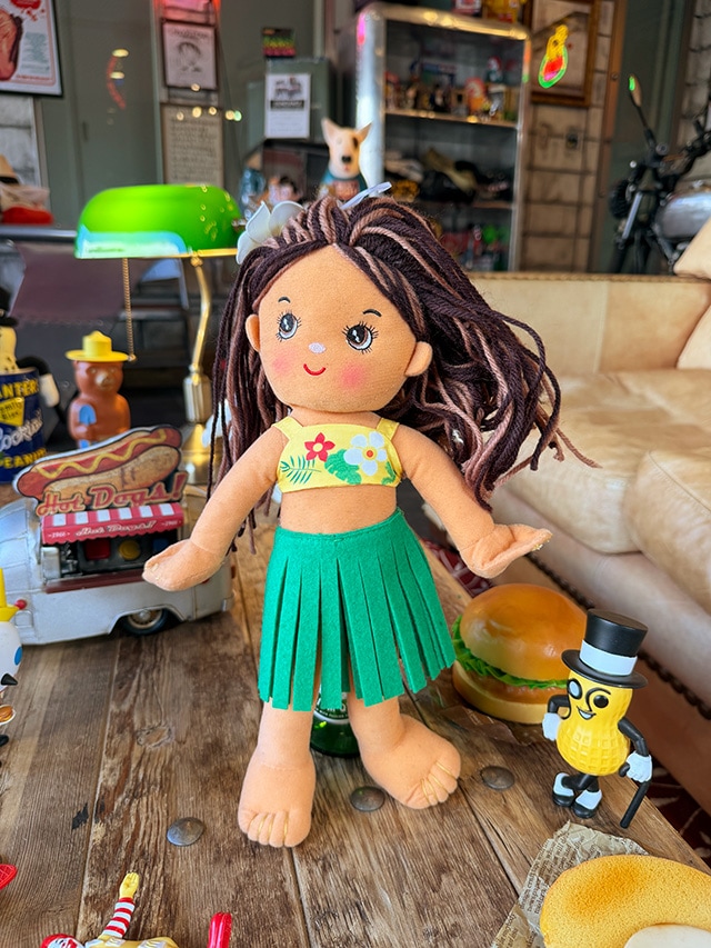 Hawaiian★フラガール★レプリカ 美品 ハワイアン フラガールのレトロなぬいぐるみの通販・販売 | アメリカ