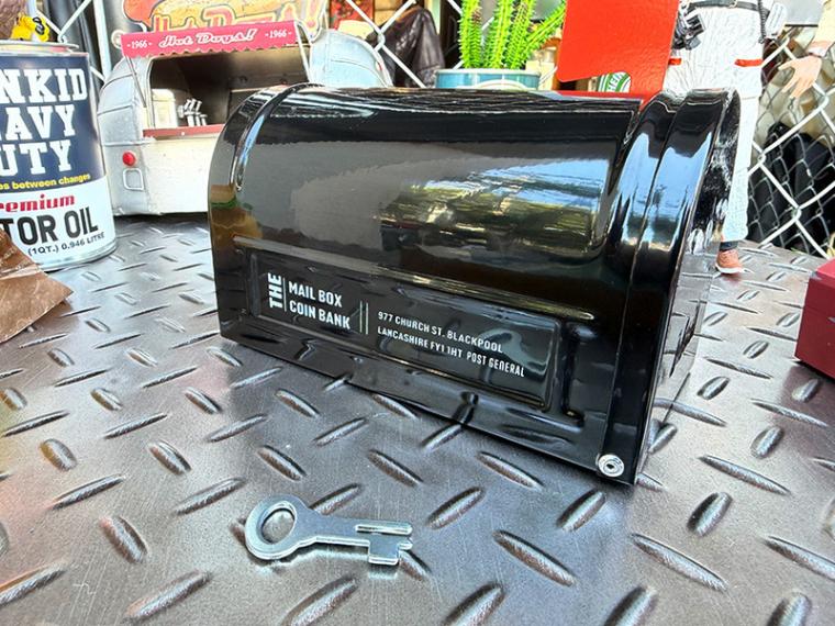 ポストジェネラル メールボックス コインバンク （ブラック） 単品の