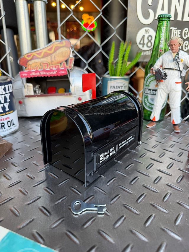 ポストジェネラル メールボックス コインバンク （ブラック） 単品の