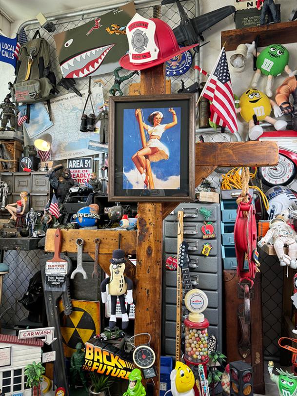 ピンナップガール ヴィンテージポスター ウッドフレーム ミリタリー