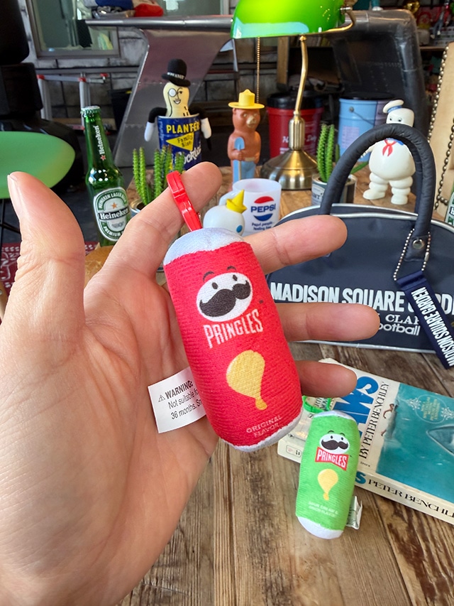 プリングルス ぬいぐるみチャーム キーホルダー （レッド） 単品の通販