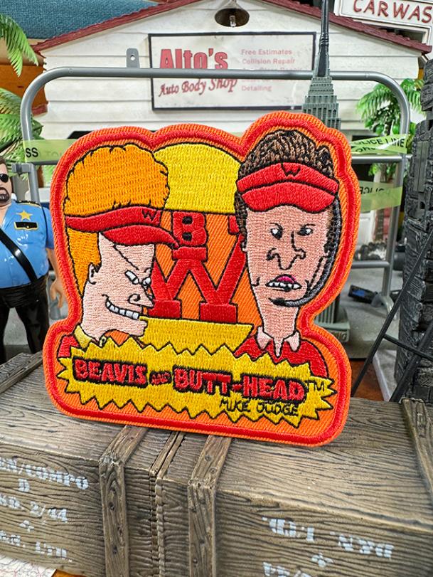 ビーバス＆バットヘッド オフィシャル ヴィンテージ ワッペン