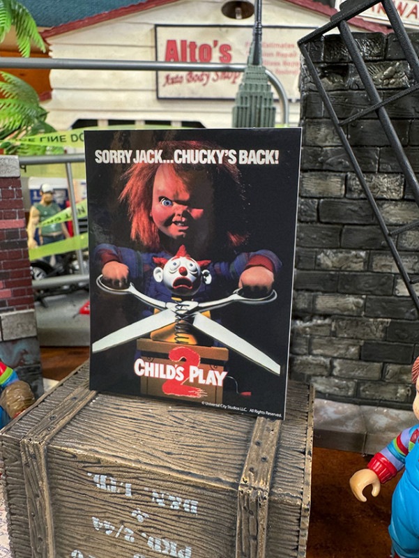 映画 チャイルドプレイ2 チャッキー オフィシャル ステッカー （劇場版