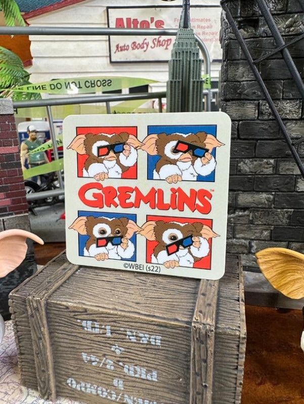 映画 グレムリン ギズモ オフィシャル ステッカー （4コマ）の通販