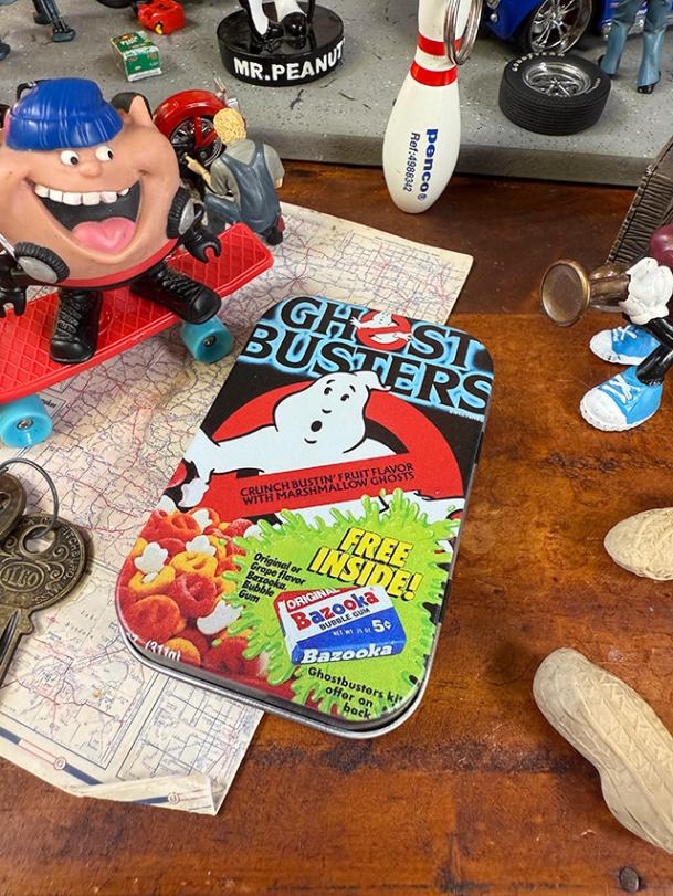 アメリカンアド ブリキケース （ゴーストバスターズ/ブラック） ブリキ