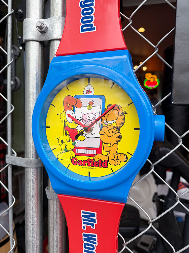 ガーフィールド ビッグサイズ ウォールウォッチ 壁掛け時計の通販