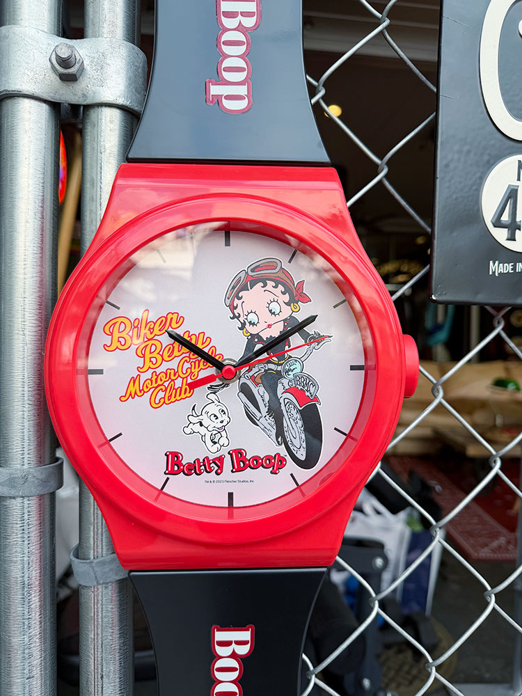 ベティ・ブープ 時計 ベティ・ブープ ビッグサイズ ウォールウォッチ 壁掛け時計の通販