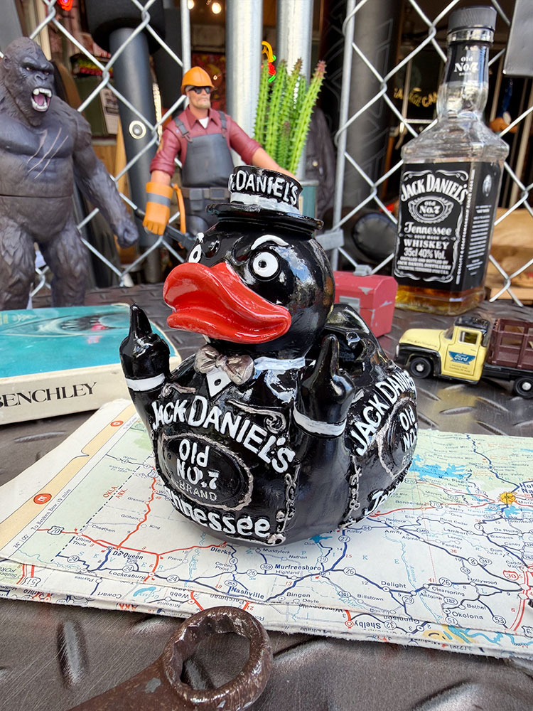 ジャックダニエル クレイジー ラバーダック レジン製オブジェの通販