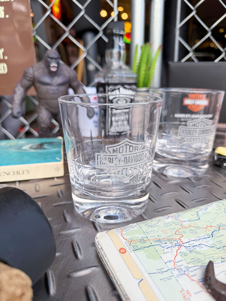ハーレーダビッドソン クリスタルグラスセット （2個入り）の通販