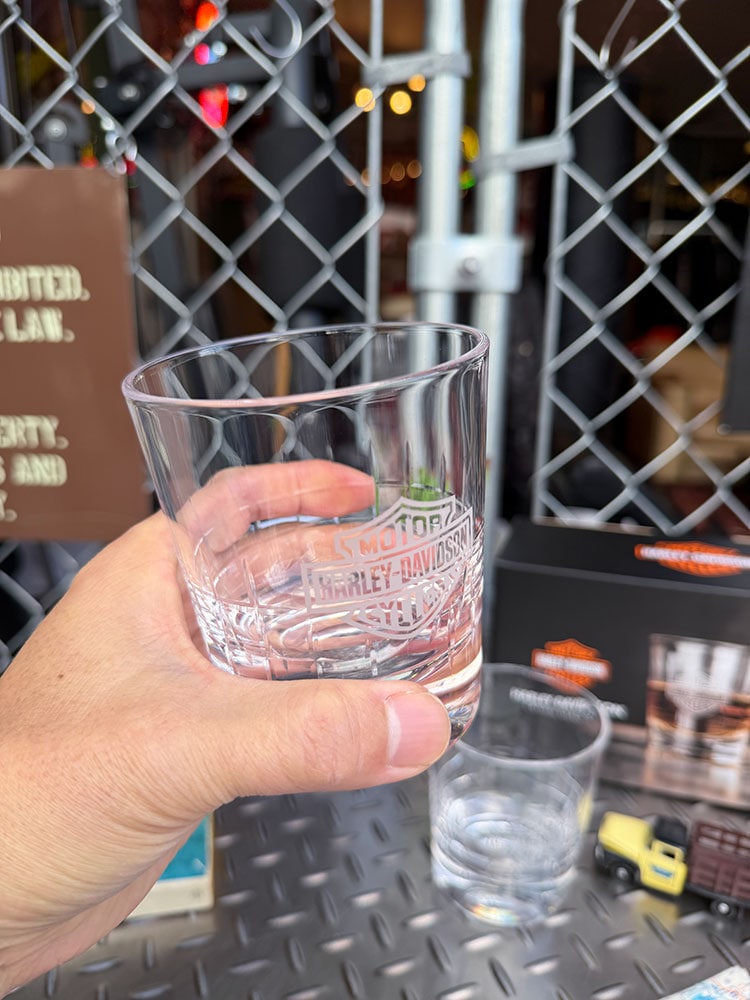 ハーレーダビッドソン クリスタルグラスセット （2個入り）の通販