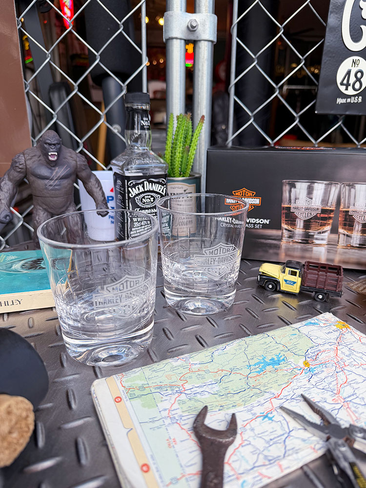 ハーレーダビッドソン クリスタルグラスセット （2個入り）の通販