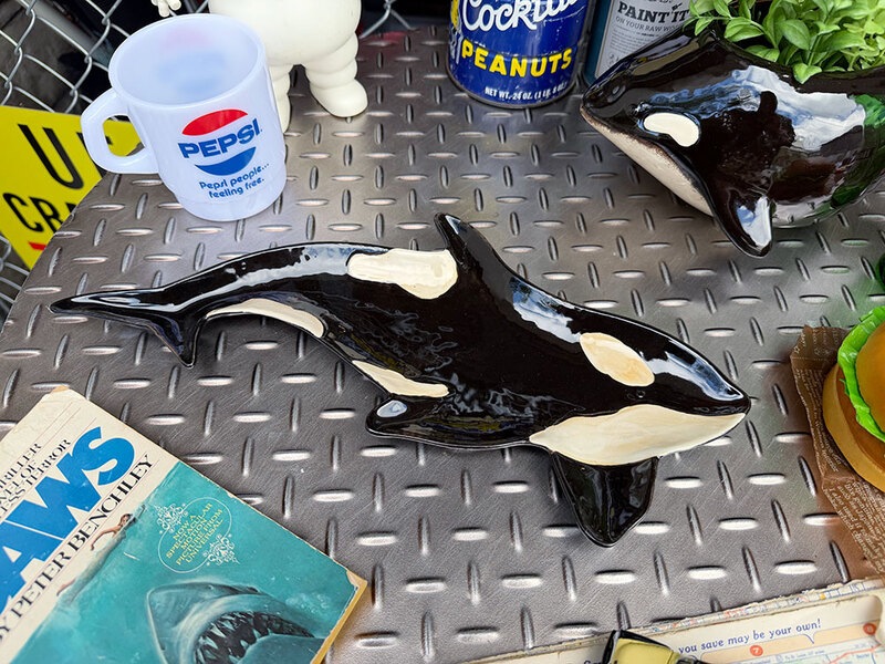 海の王者 シャチ プレート シャチのお皿 陶器製の通販・販売