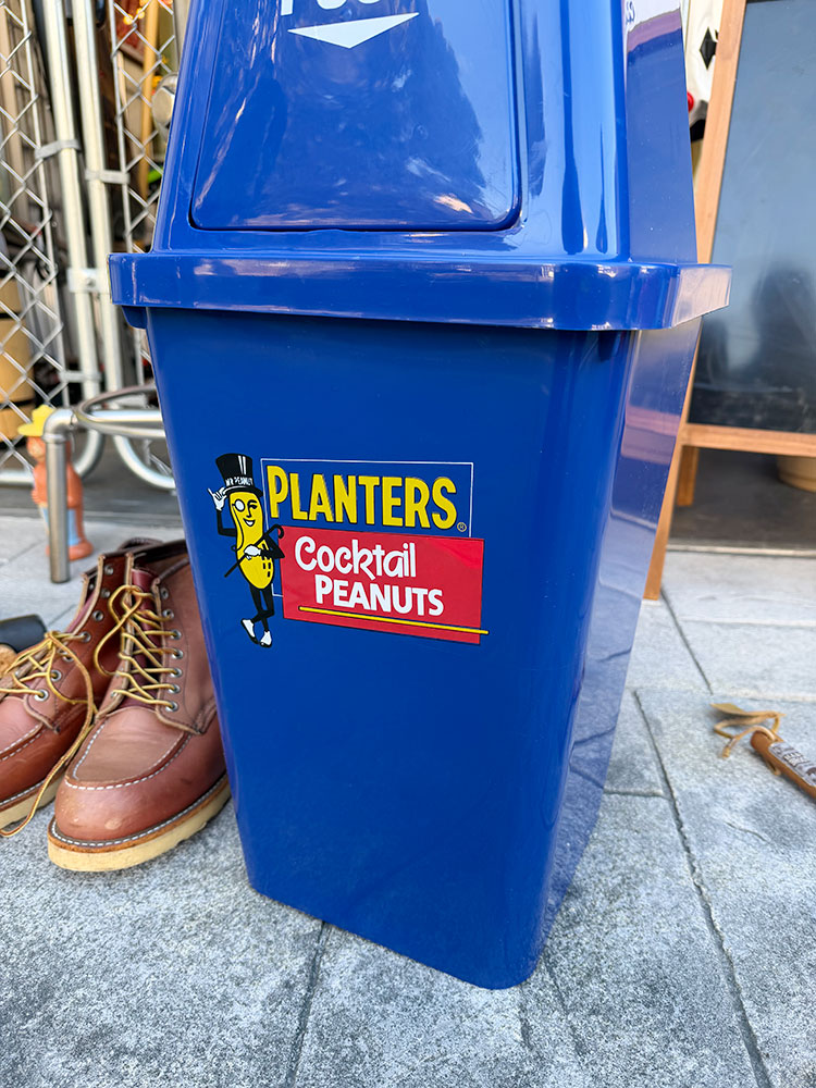 ミスターピーナッツ ダストビン 20Lサイズ （ネイビー） ゴミ箱