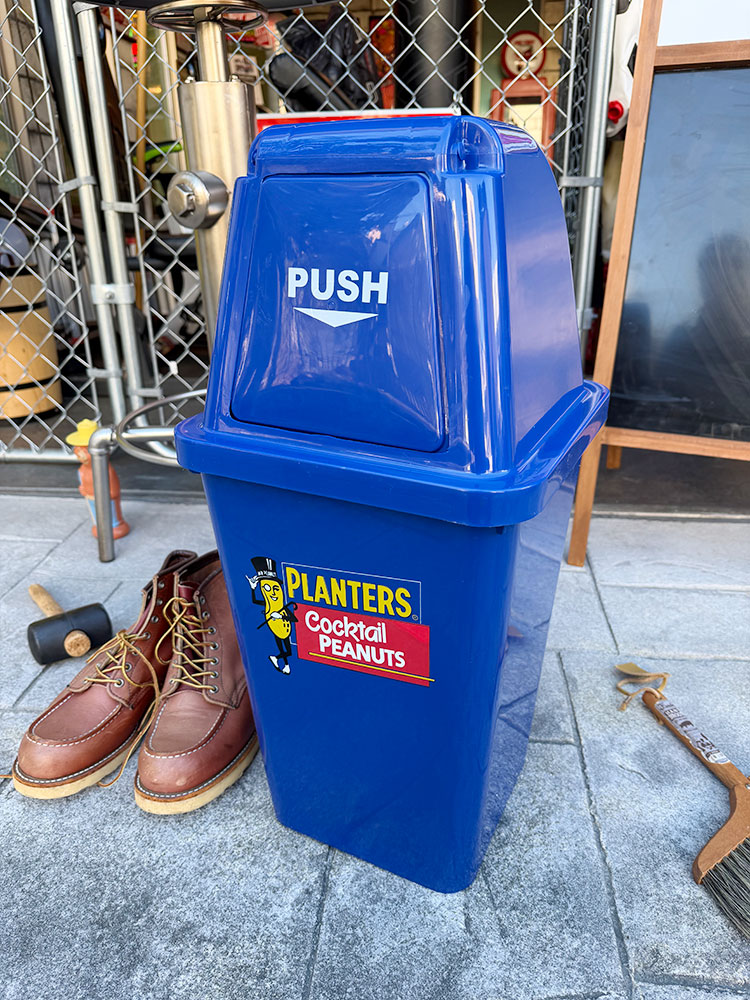 ミスターピーナッツ ダストビン 20Lサイズ （ネイビー） ゴミ箱