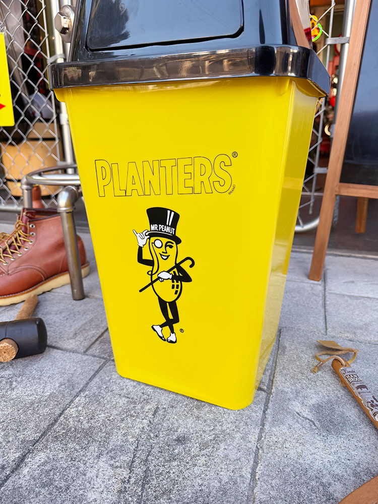ミスターピーナッツ ダストビン 20Lサイズ （イエロー×ブラック