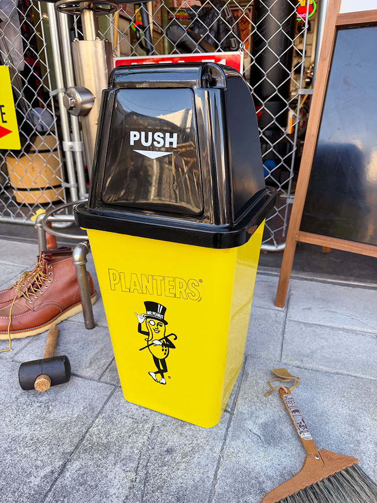 ミスターピーナッツ ダストビン 20Lサイズ （イエロー×ブラック