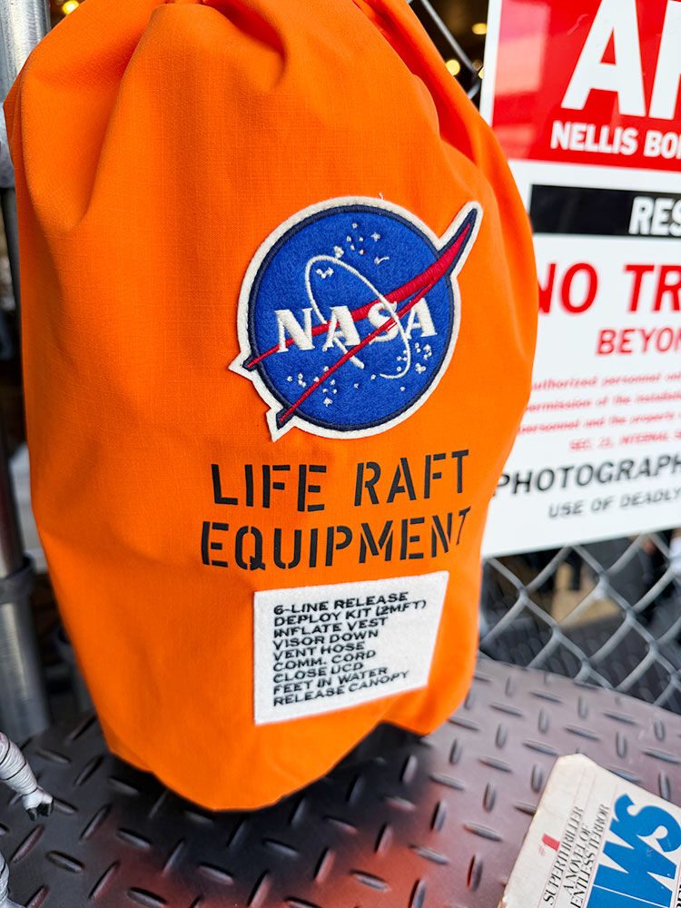NASA リップストップバッグ スタッフサック RED CANOE レッドカヌーの