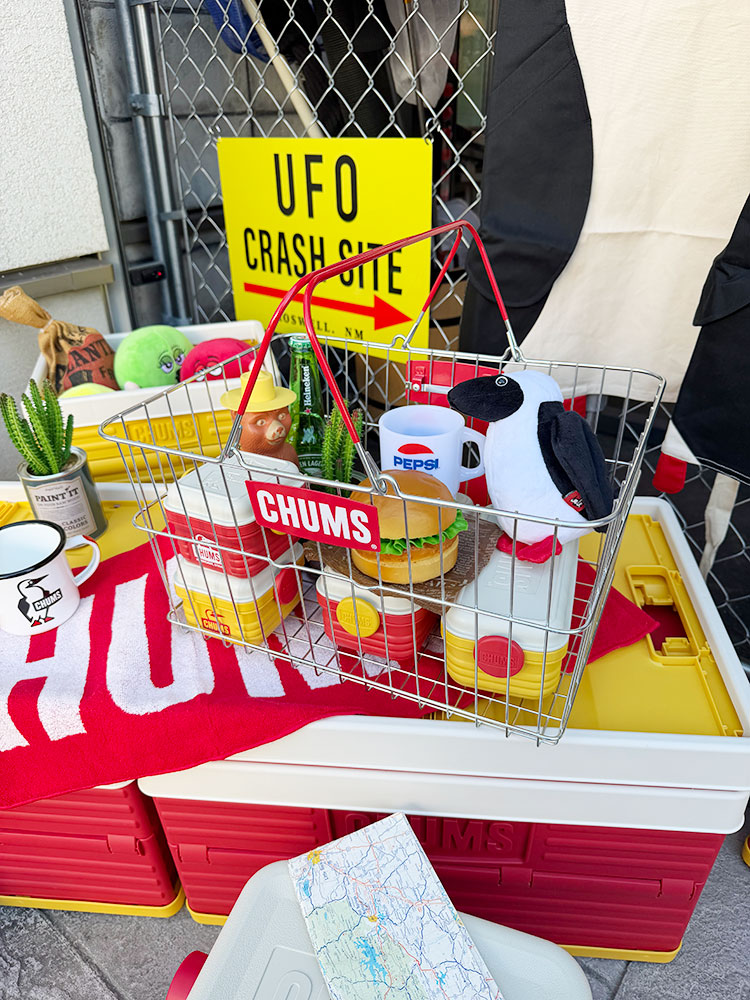 CHUMS チャムス オフィシャル スチールバスケット 16L スタッキング