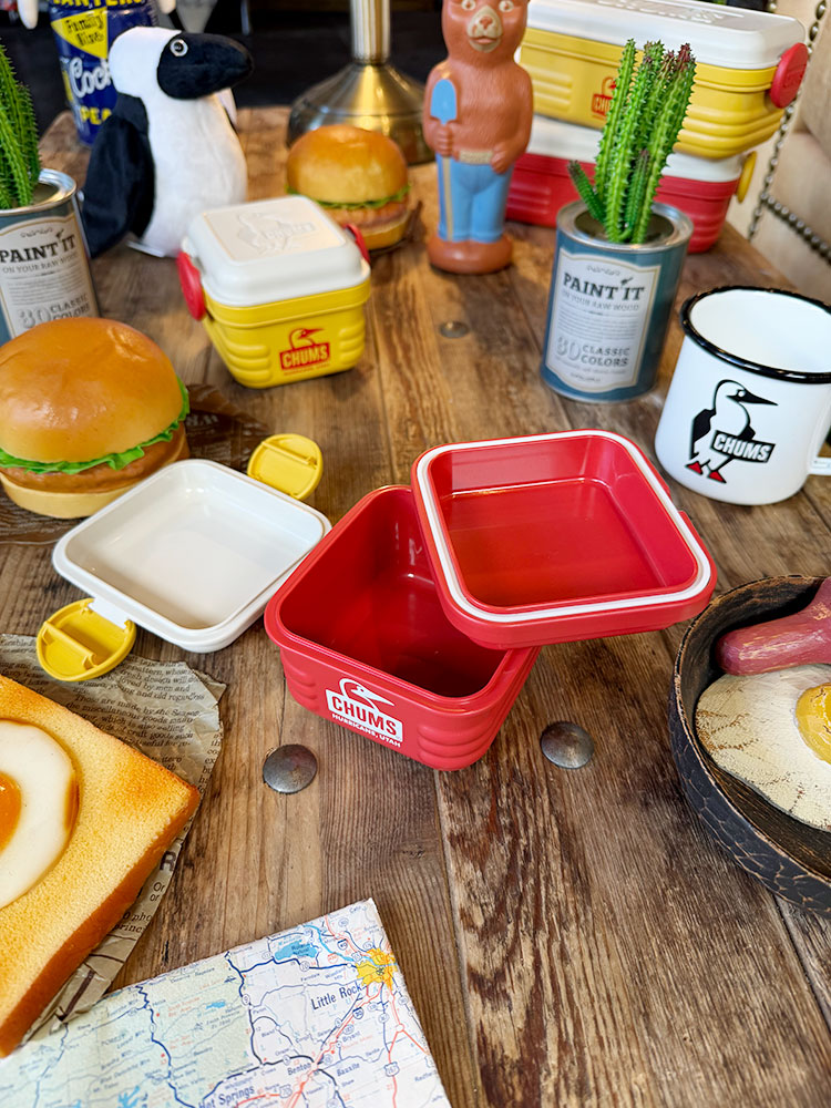CHUMS チャムス オフィシャル フードコンテナS 480ml （レッド） 電子