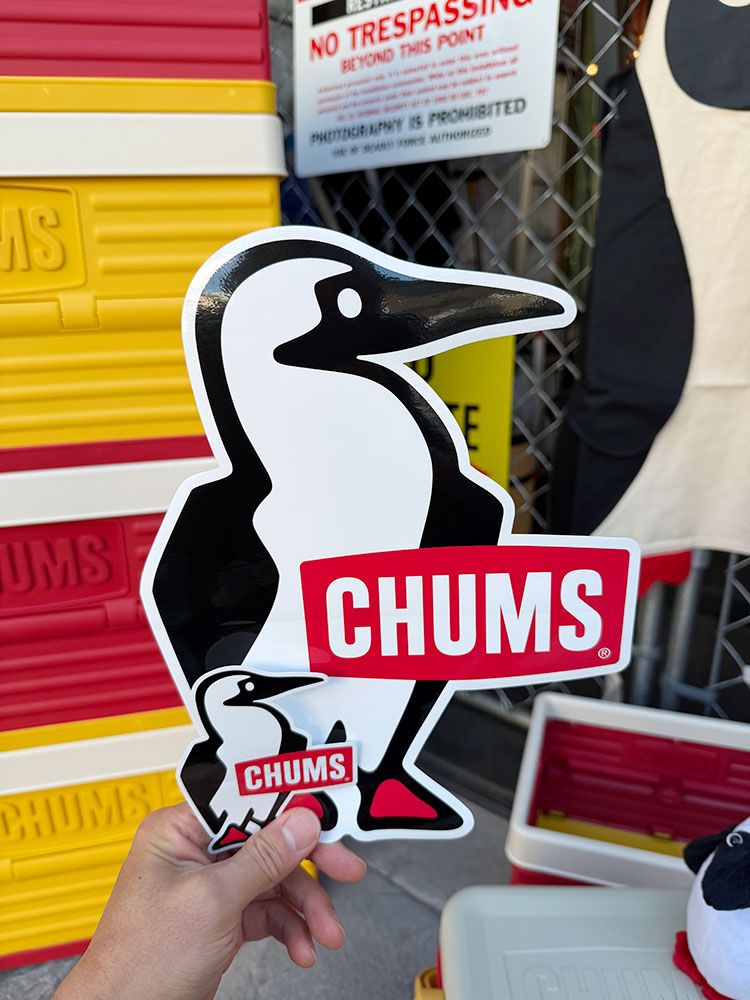 CHUMS チャムス ブービーバード オフィシャル ステッカー （大小2枚