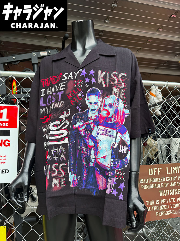 ジョーカー＆ハーレイクイン アロハシャツ （LLサイズ） ※Lサイズは