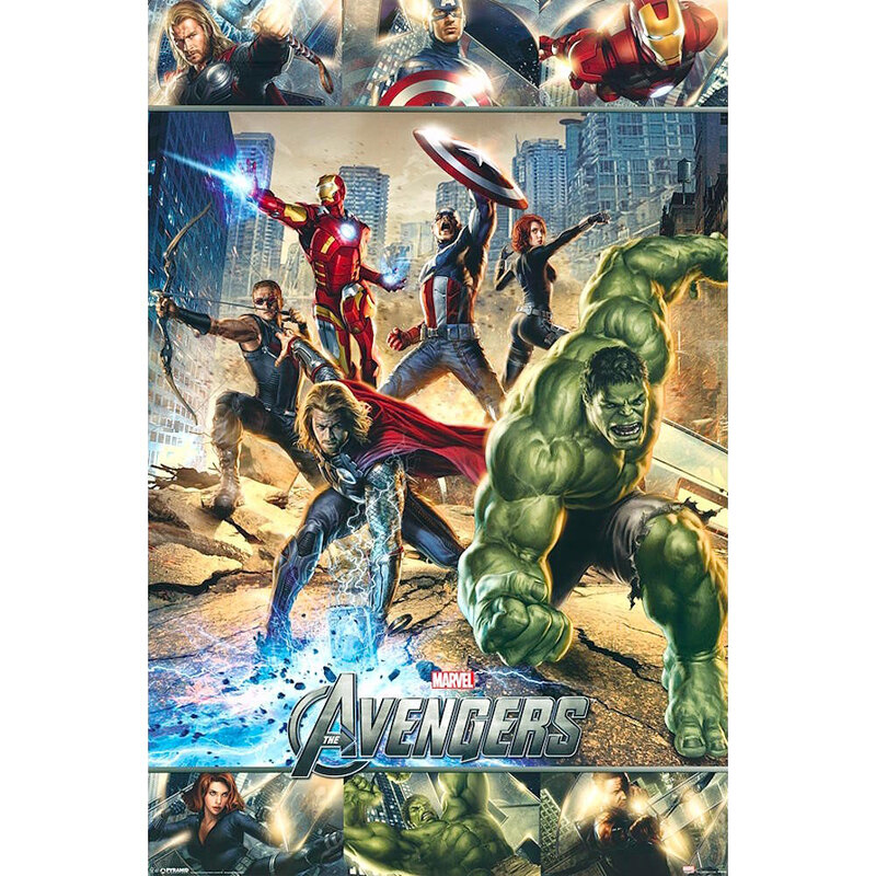 マーベル アベンジャーズ オフィシャル ポスター 公式グッズ ※フレーム