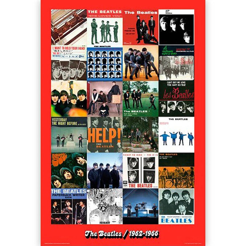 ビートルズ 赤盤 The Beatles 1962-1966 オフィシャル ポスター 公式