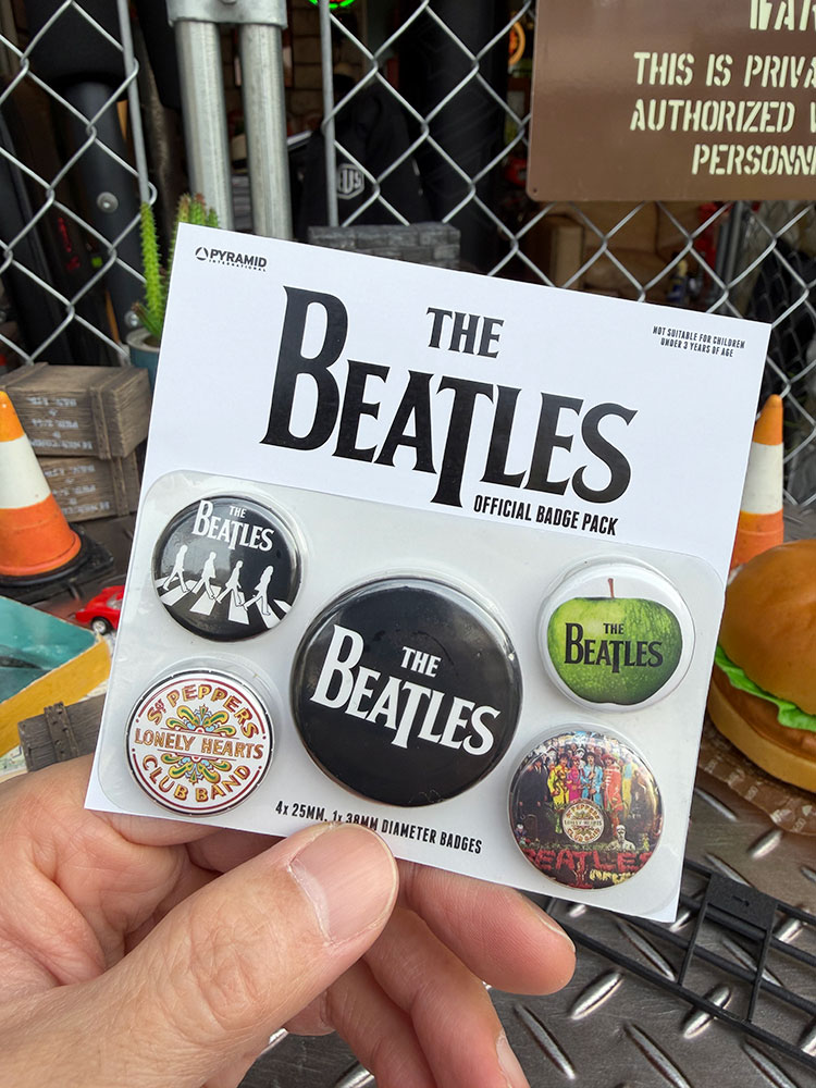 ビートルズ オフィシャル バッジセット 5個入り （The Beatles） 公式