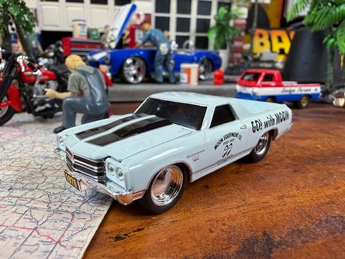 �ࡼ�󥢥������ꡡM2���ߥ˥�����7000���ߥƥåɥ��ǥ������1970ǯ�����ܥ졼�����륫�ߡ��� SS 454��MOONEYES��1/64��������