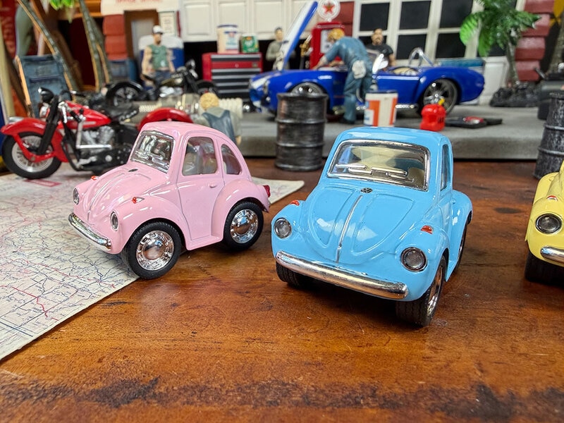 1967年 クラシックビートル ファニー プルバック ミニカー （4台セット