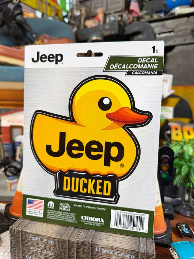 Jeep ジープ DUCKING アヒル オフィシャル ステッカー ダックド