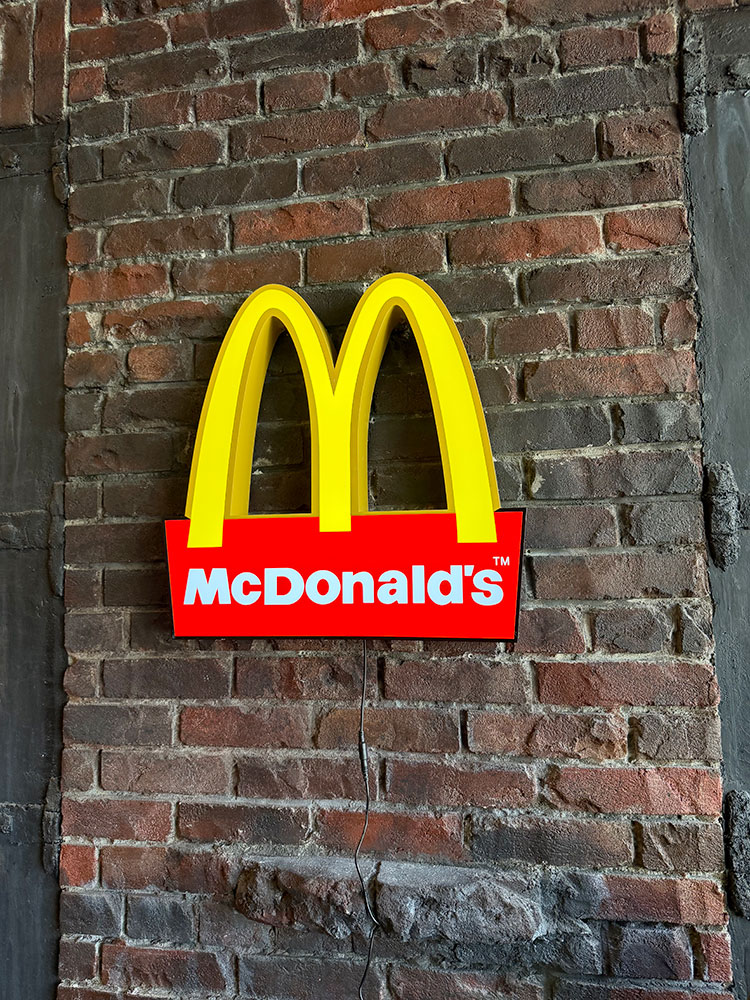 アメリカン ストアディスプレイ ライトサイン （マクドナルド）の通販