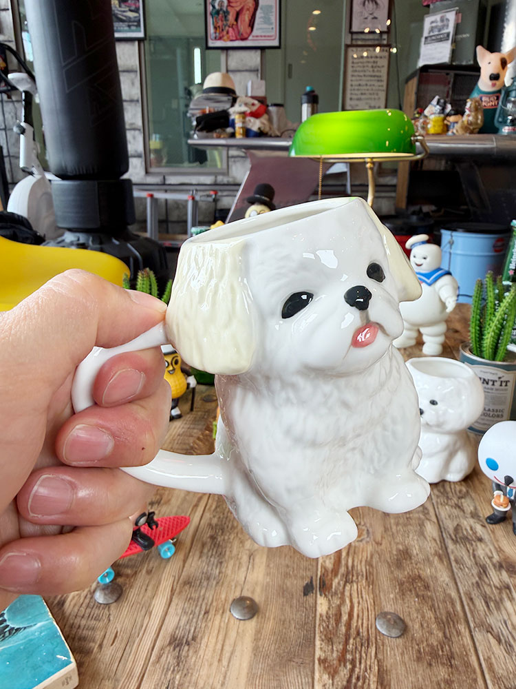 かわいい犬型マグカップ ペキニーズ 340ml 陶器の通販・販売