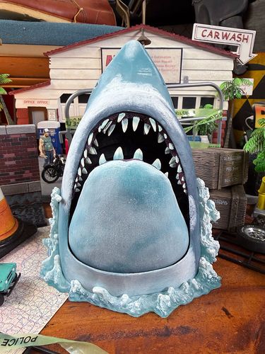 カウパレード　ロックンロール インテリア 置き物【廃盤・希少】 ダルトン トラッシュカン ダブルデッカー （ハンマートーングレー