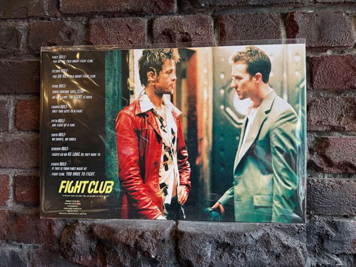 映画 ファイトクラブ コレクターズ仕様 ミニポスター 台紙入り 公式