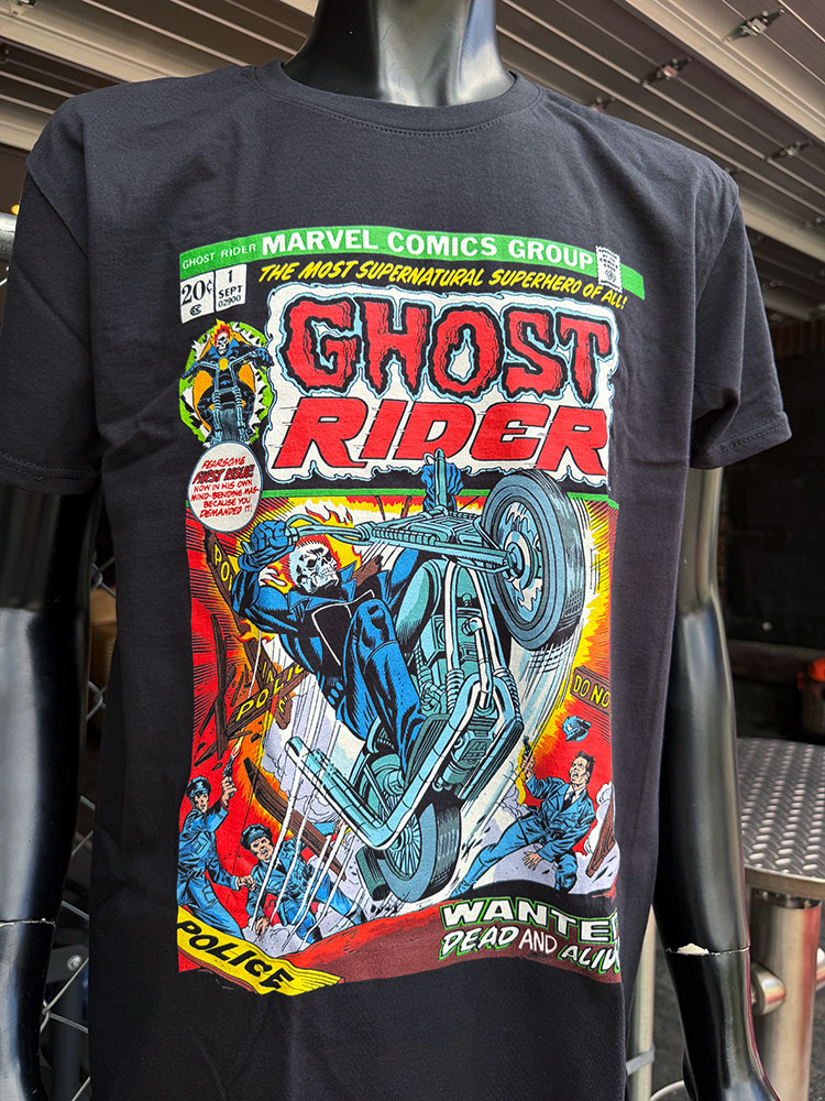 マーベル ゴーストライダー グラフィックTシャツ コミックカバー