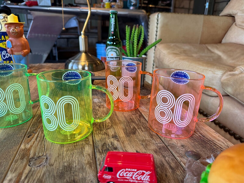 80's レトロネオン グラスマグ （全6色セット） トスダイスの通販