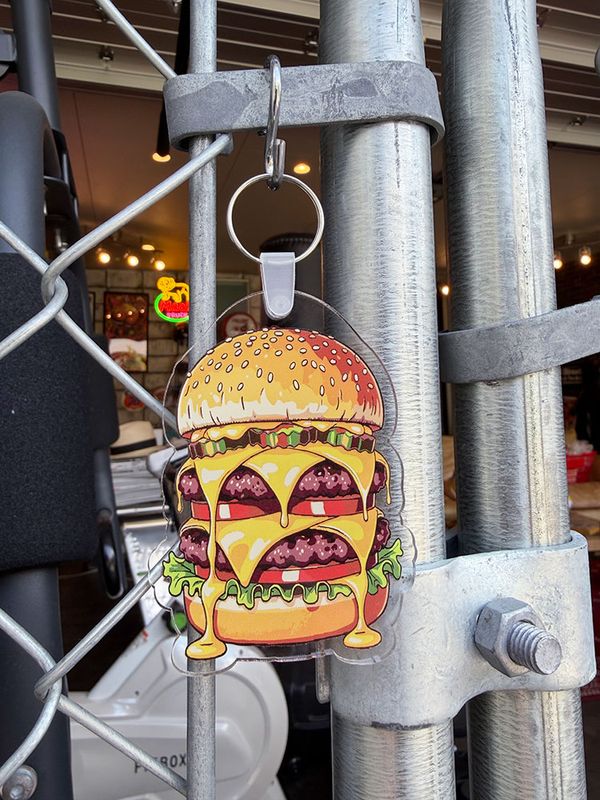 ハンバーガー アクリルキーホルダーの通販・販売 | アメリカ雑貨の